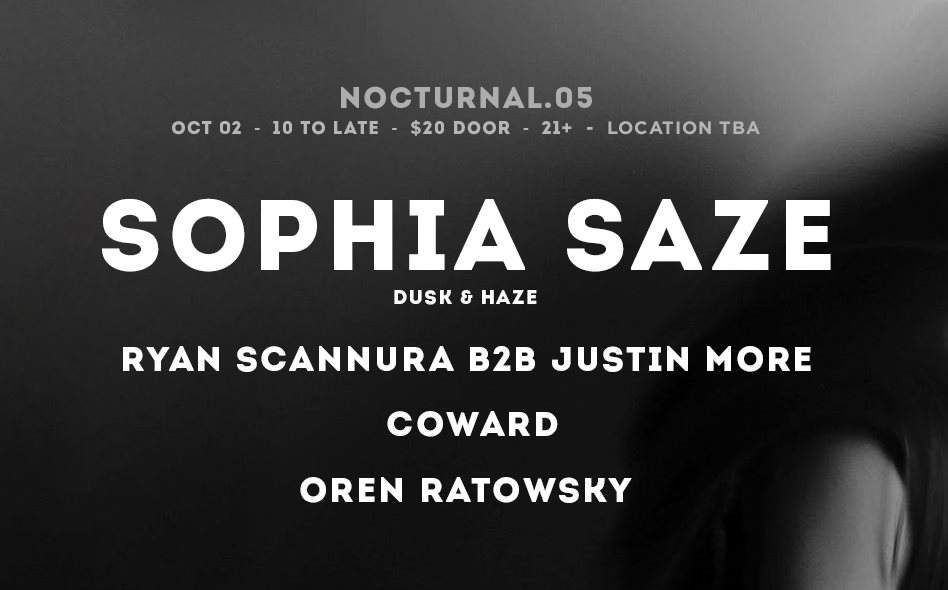 Nocturnal.05 with Sophia Saze - Página frontal