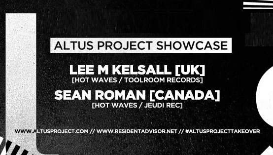 Altus Project Showcase - Lee M Kelsall / Sean Roman and Secret Guests - Página frontal