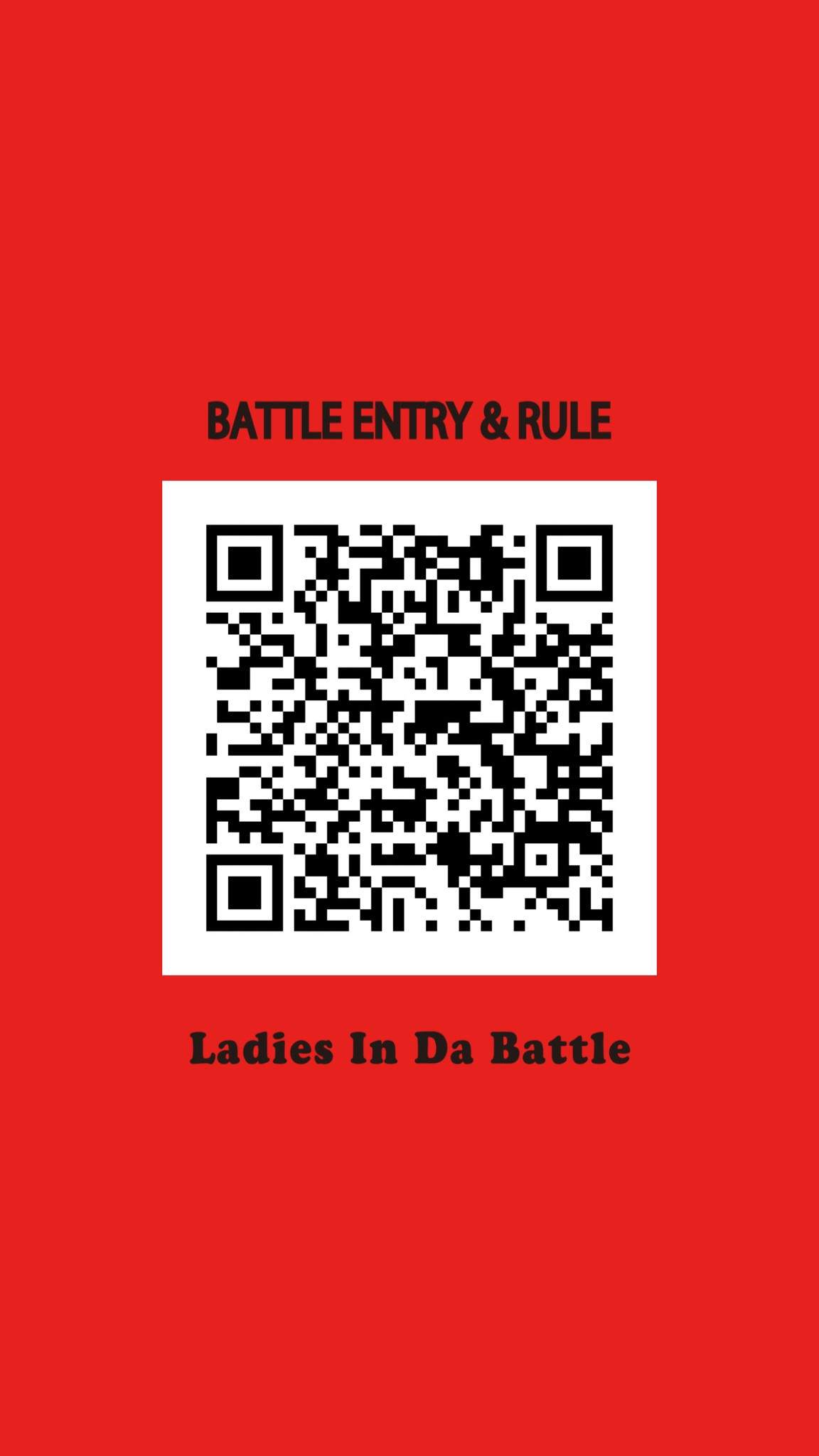 Ladies In Da Battle -Female HipHop Solo Battle- - フライヤー裏