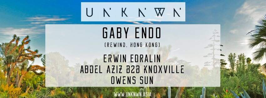 Unknwn.Day with Gaby Endo - Página frontal