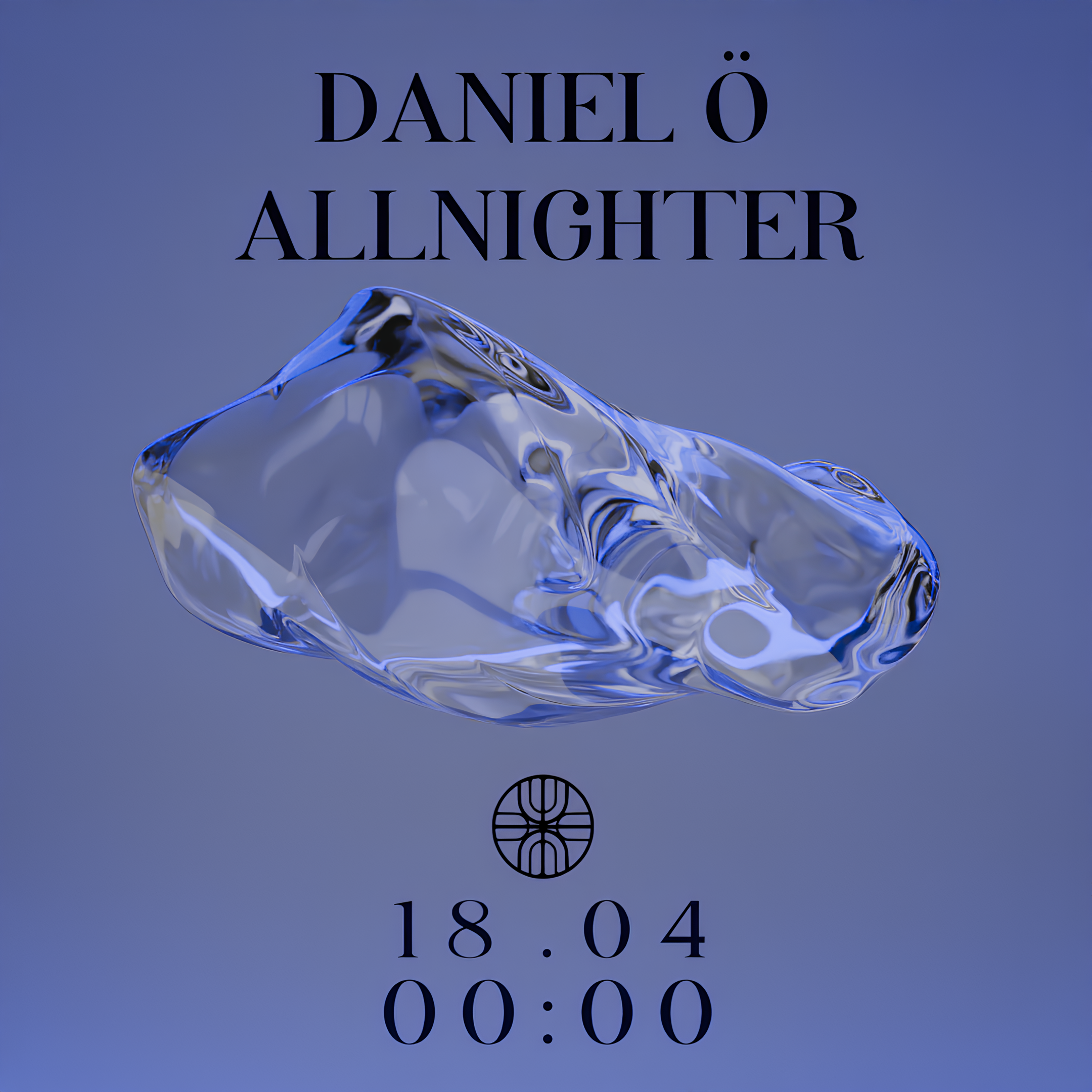 Daniel Ö - All Nighter - フライヤー表