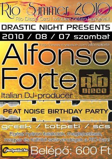 Peat Noise's B-Day with Alfonso Forte - Página frontal