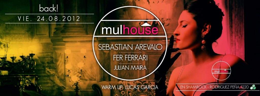 Mulhouse Back > Sebastian Arevalo - Fer Ferrari - Julian Maira - フライヤー表