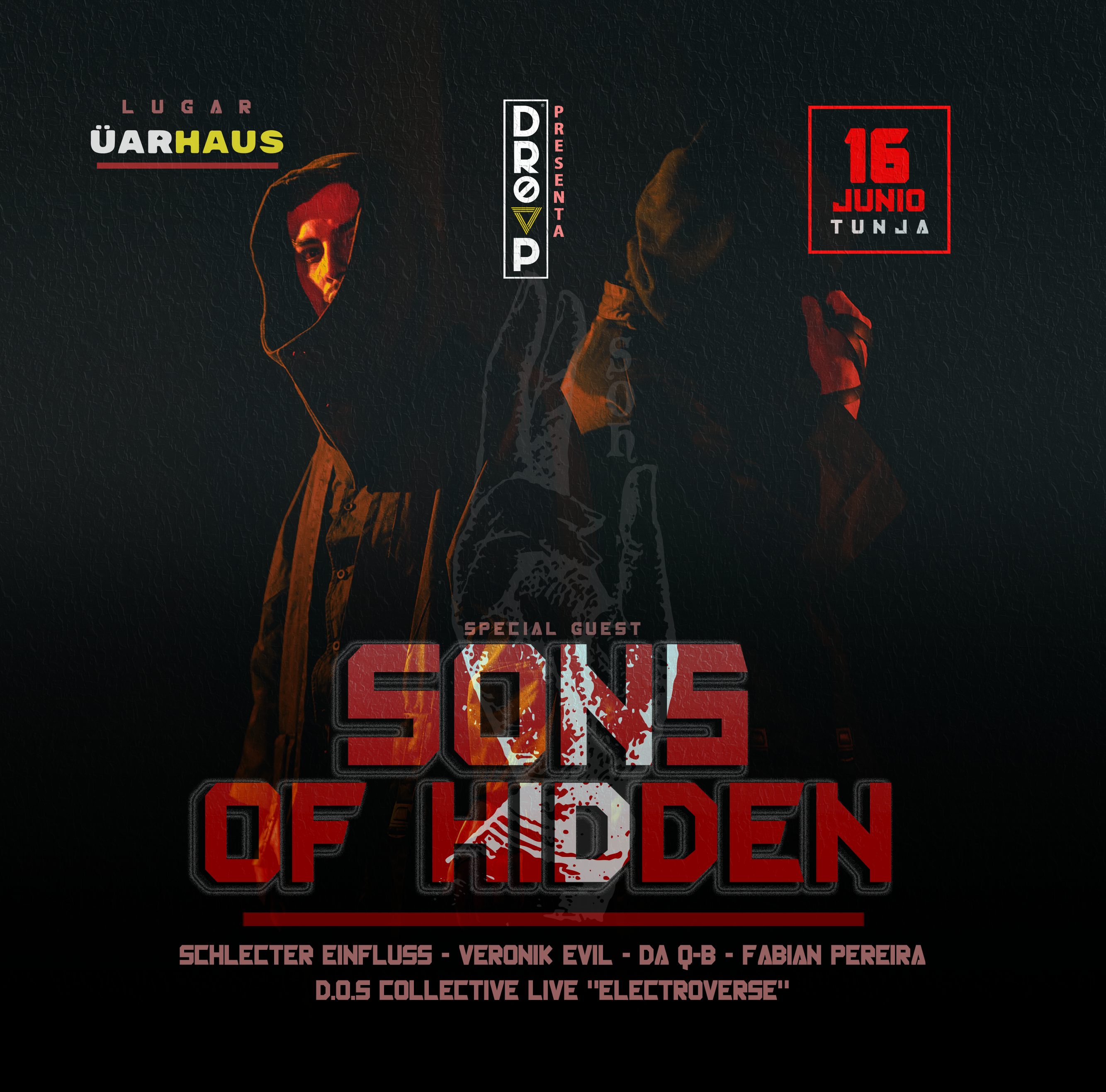 Sons Of Hidden - フライヤー表