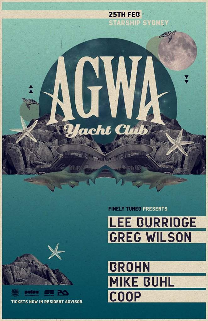 Agwa Yacht Club 013 - Lee Burridge - Greg Wilson - Co-Op Djs - Página frontal