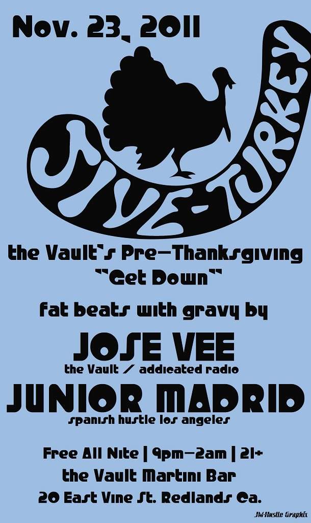 The Vault's Pre - Thanksgiving Holiday Jam - フライヤー表