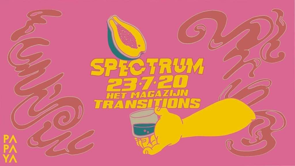 Transitions x Papaya Records by Spectrum - Página frontal