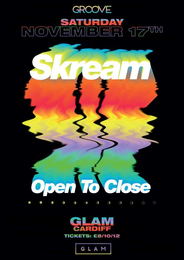 Skream Open to Close - フライヤー表