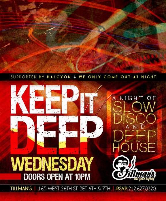 Keep It Deep Wednesdays with Special Guests - Página frontal