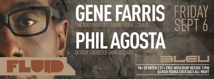 Fluid Feat. Gene Farris with Support From Phil Agosta - フライヤー表