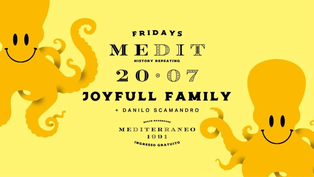 Fridays Medit with Joyfull Family - フライヤー表
