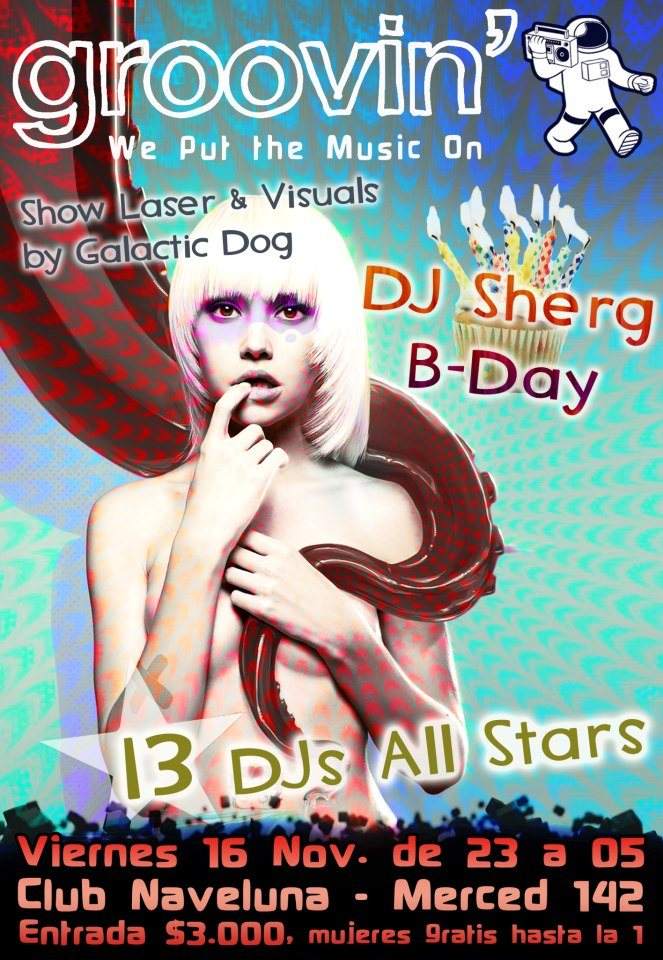 Groovin' All Stars: DJ Sherg B-Day - Página frontal