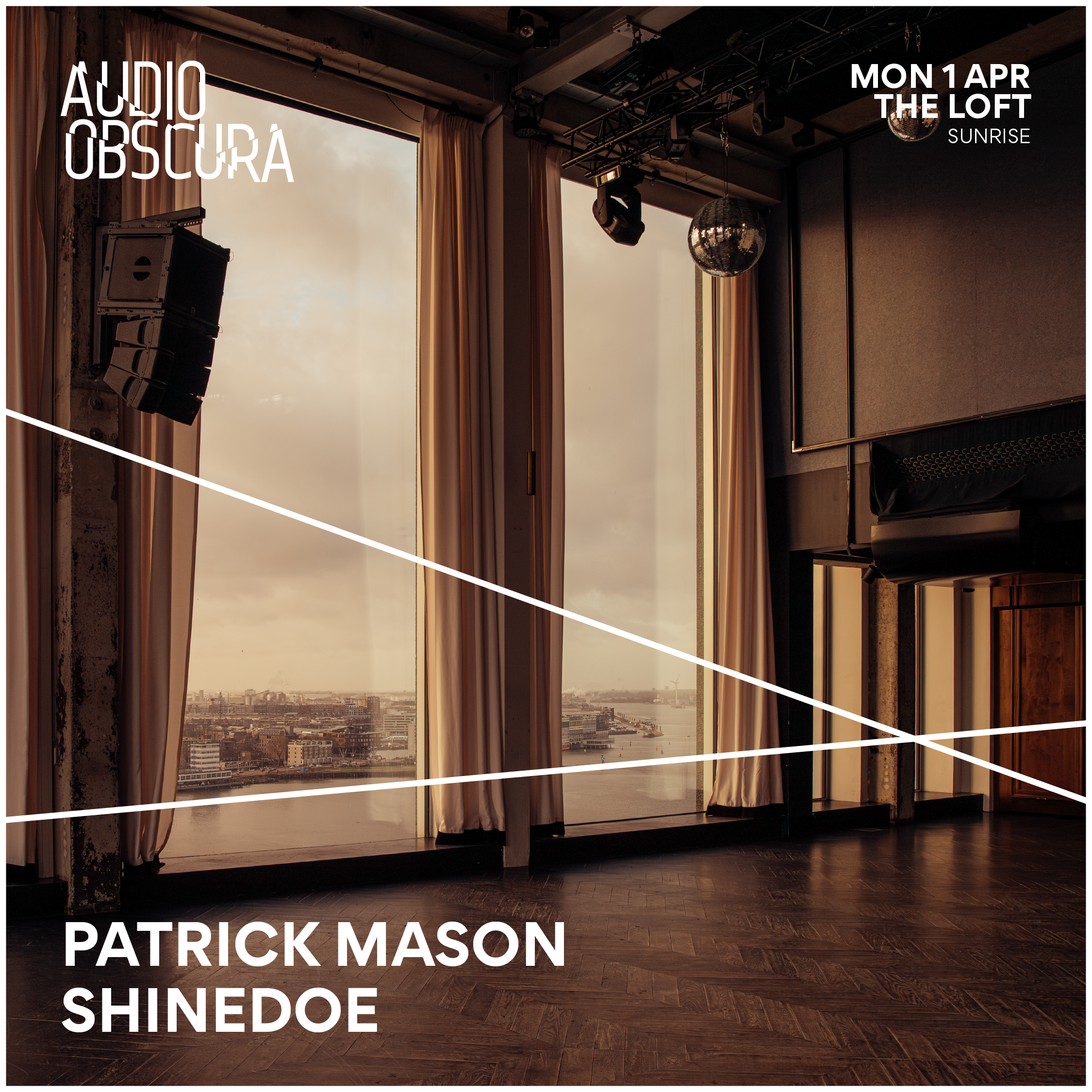 Audio Obscura at The Loft Easter Special with Patrick Mason - Página frontal