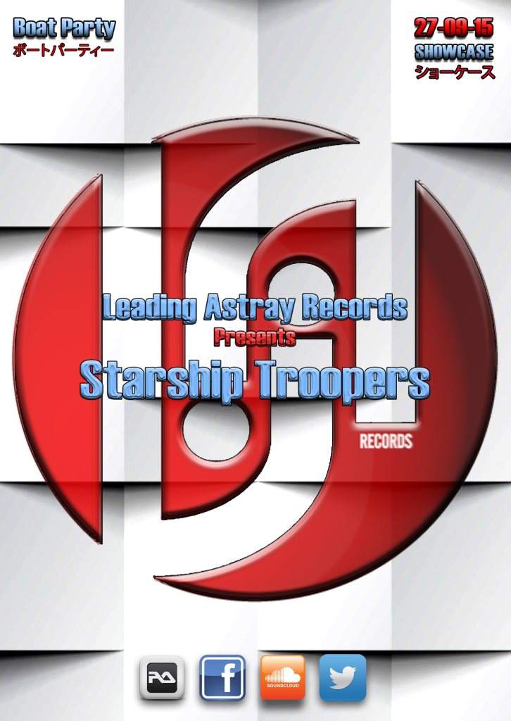Leading Astray Records presents Starship Troopers with Elek-Fun, JJ Gullo & Alvaro Ponce - Página frontal
