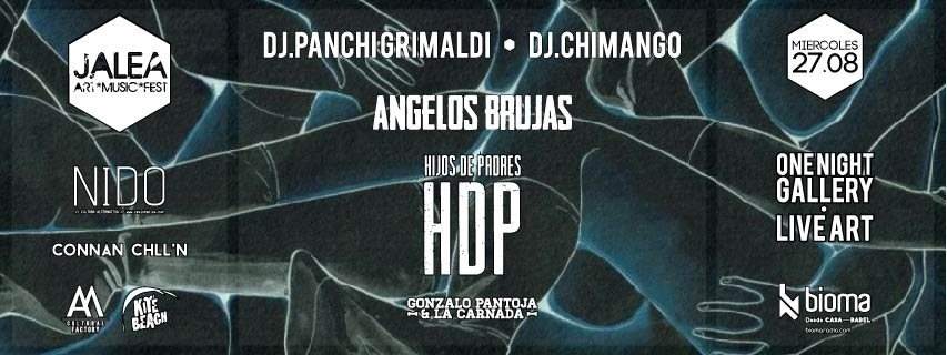JALEA! Fest: B2B DJ Panchi vs. DJ Chimango, HDP, Angelos Brujas - フライヤー表