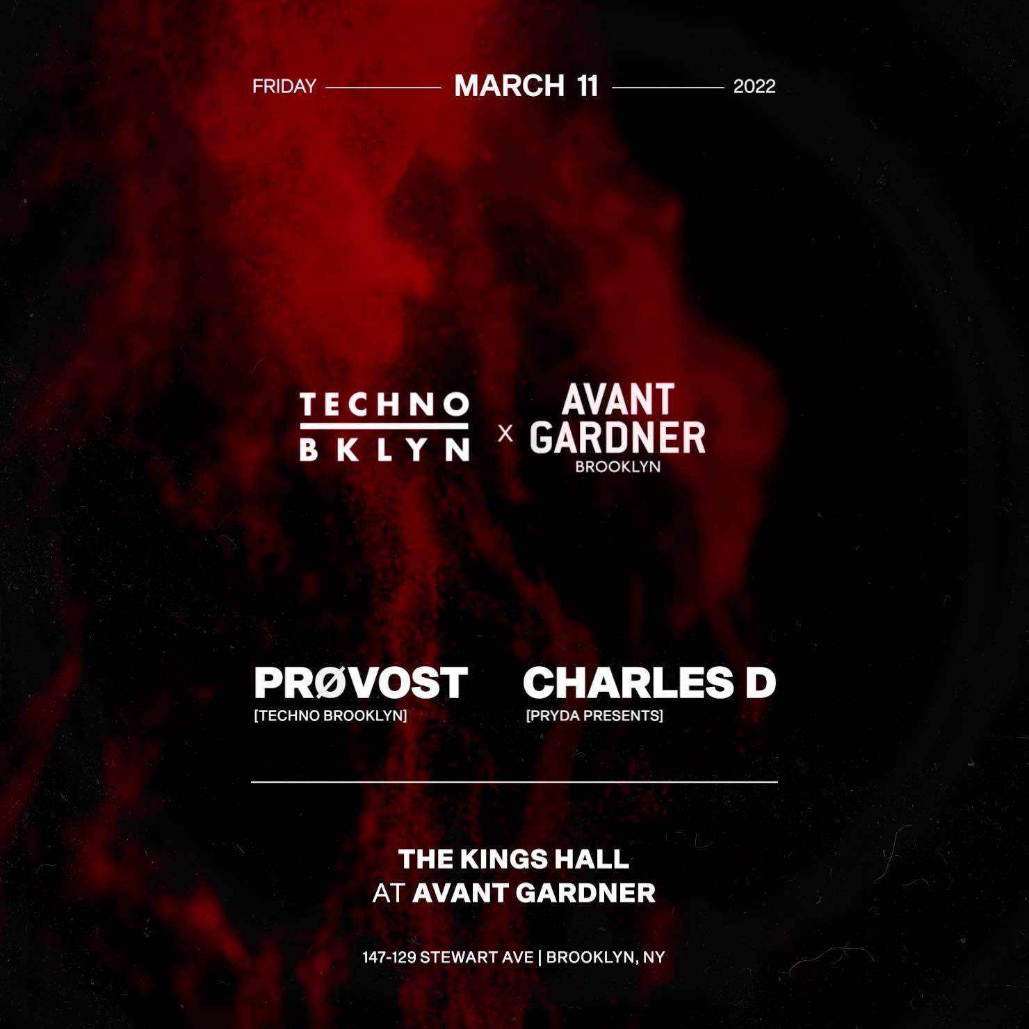 Techno Brooklyn: PRØVOST & Charles D - Página frontal