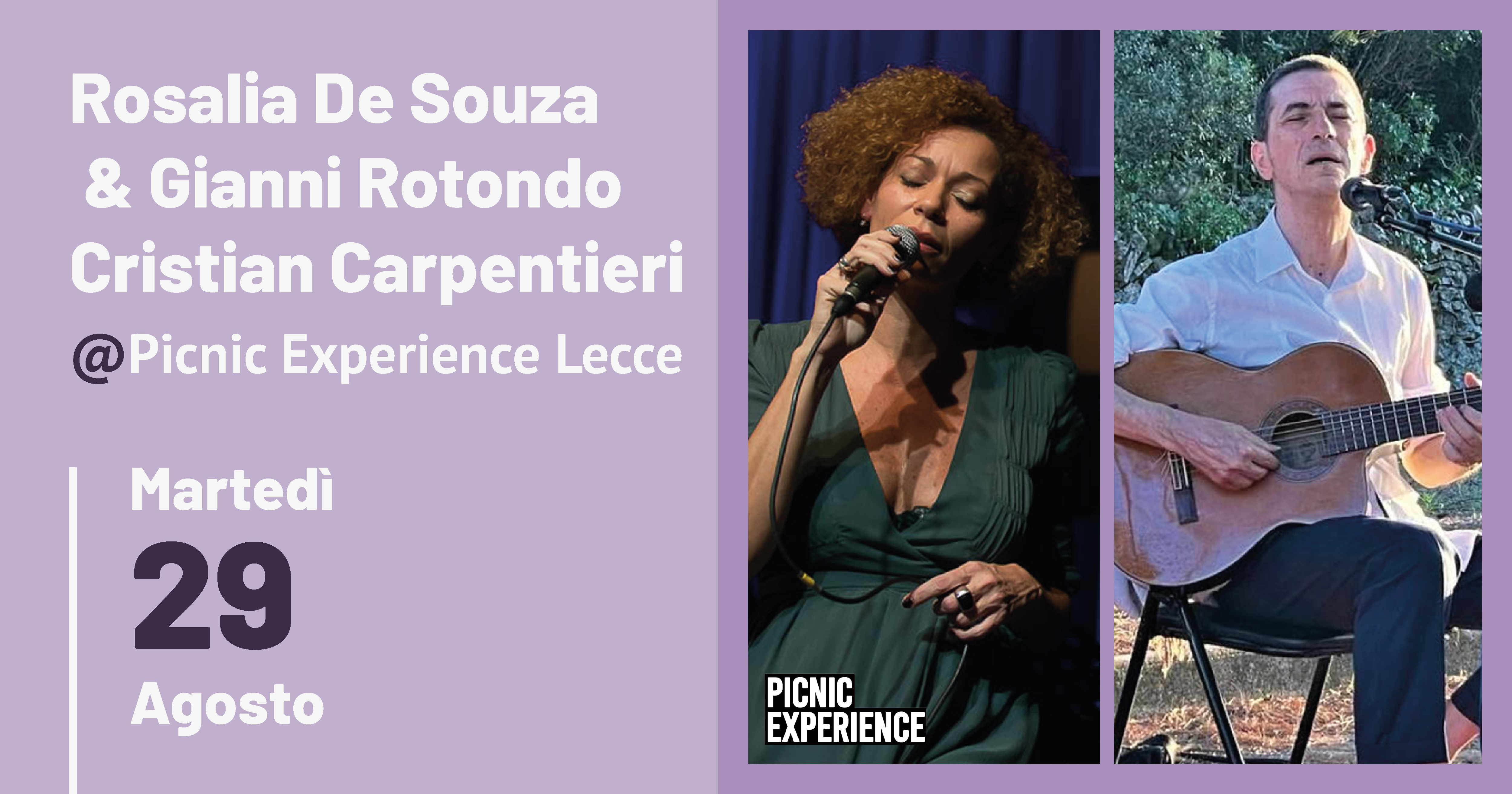 PICNIC EXPERIENCE - Rosalia De Souza / Cristian Carpentieri - フライヤー表
