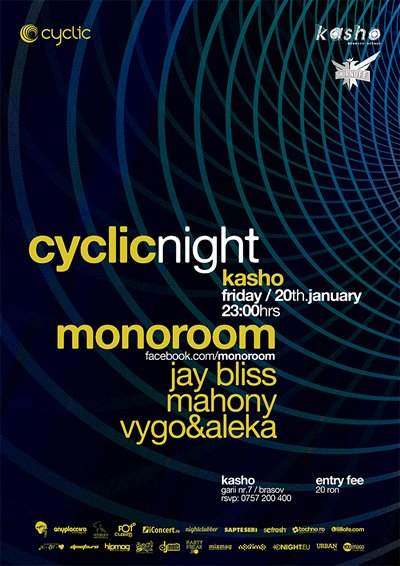 Cyclic Night - Monoroom, Jay Bliss, Mahony, Vygo & Aleka - Página frontal