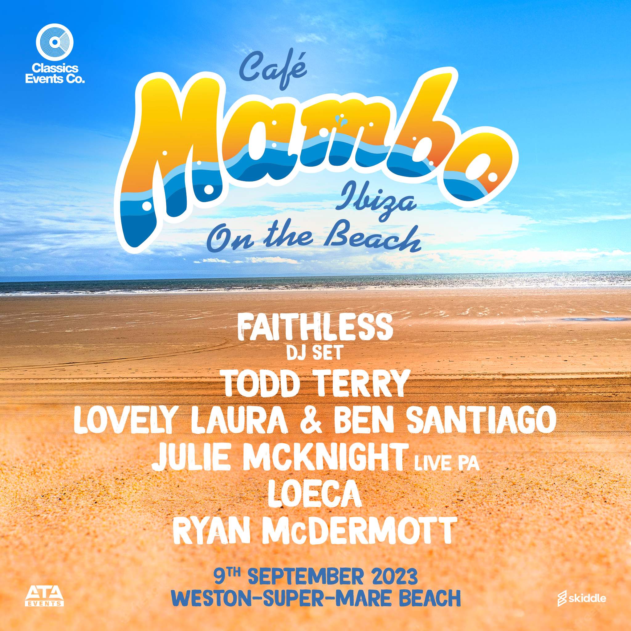 Cafe Mambo Ibiza Classics On The Beach - フライヤー表