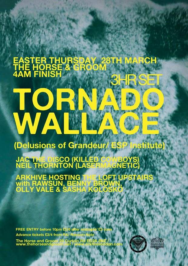 The Tornado Wallace (Delusions of Grandeur) Easter Thursday - Página frontal