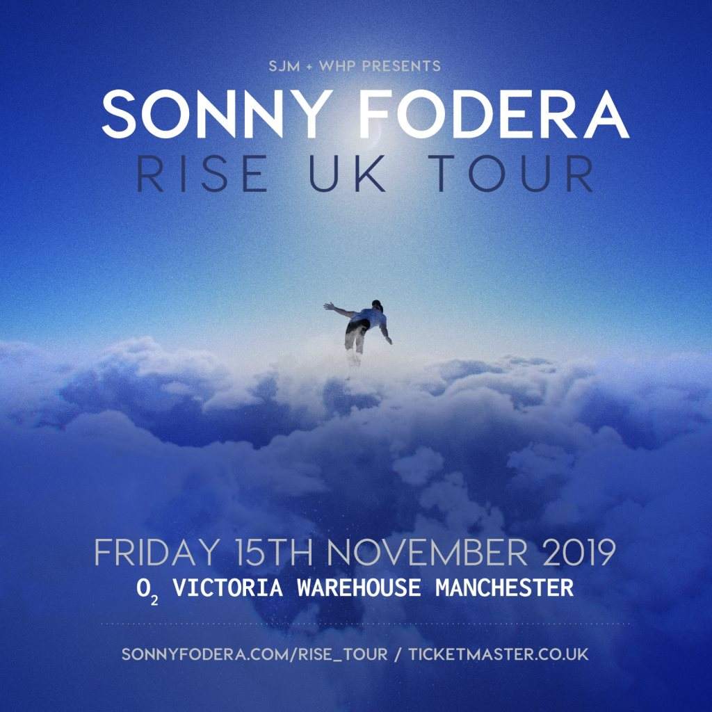 SONNY FODERA - RISE UK TOUR - Página frontal