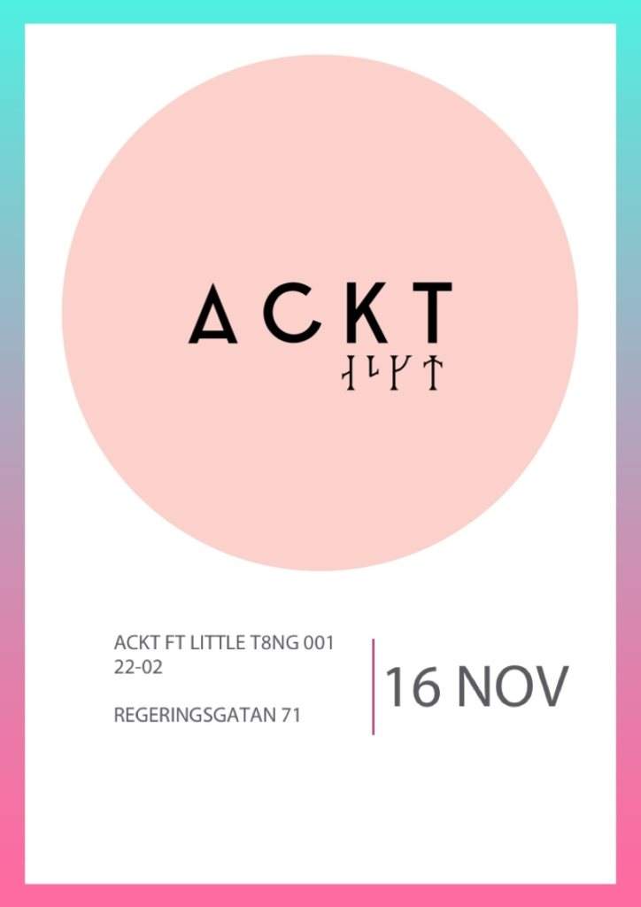 Ackt FT Little T8ng 001 - フライヤー表