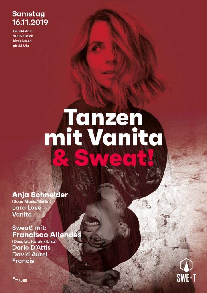 Tanzen mit Vanita & Anja Schneider - フライヤー表