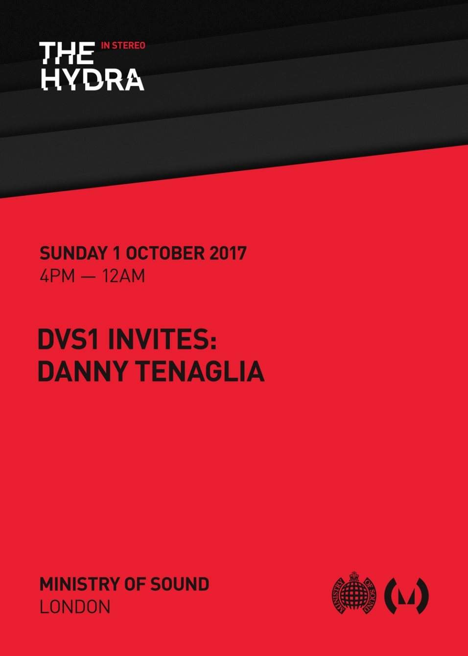 The Hydra: In Stereo - DVS1 invites Danny Tenaglia - Página frontal