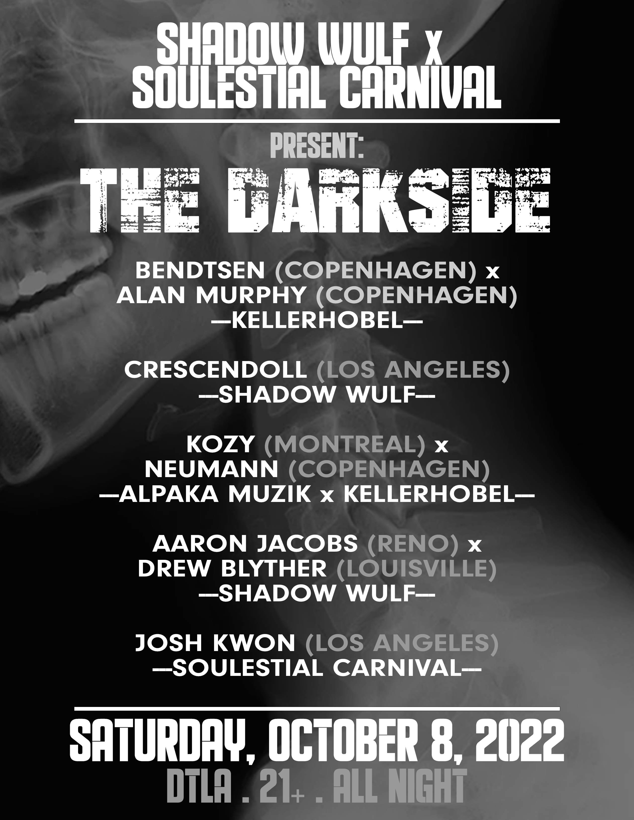 Shadow Wulf + Soulestial Carnival present: THE DARKSIDE en TBA ...