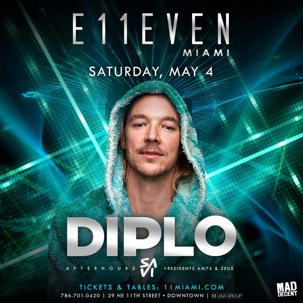 Diplo en E11EVEN MIAMI & ROOFTOP, Miami