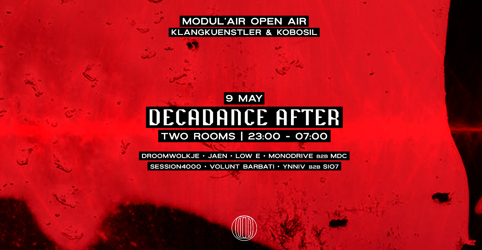 Decadance pres. MODUL'AIR Open Air — After: 9 May - Página frontal