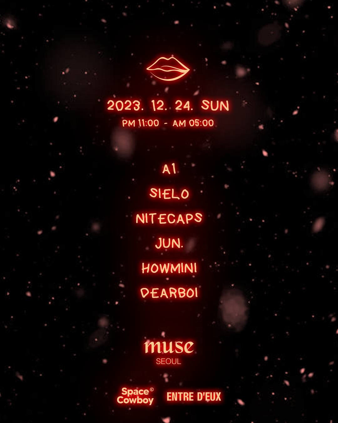 Muse Seoul: Christmas Eve Party - フライヤー表