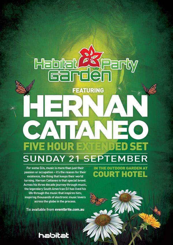 Habitat Garden Party feat. Hernan Cattaneo - Página frontal