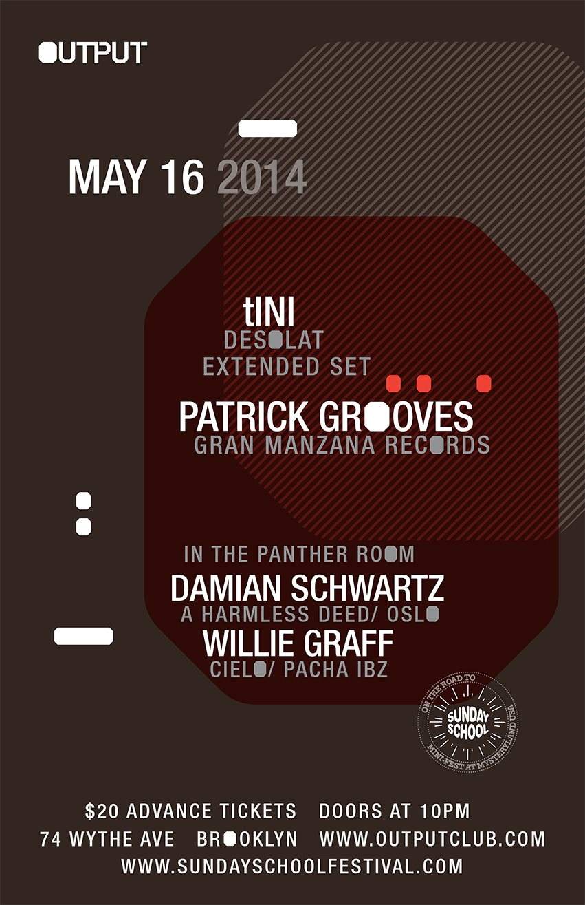Tini/ Patrick Grooves with Damian Schwartz/ Willie Graff - Página frontal