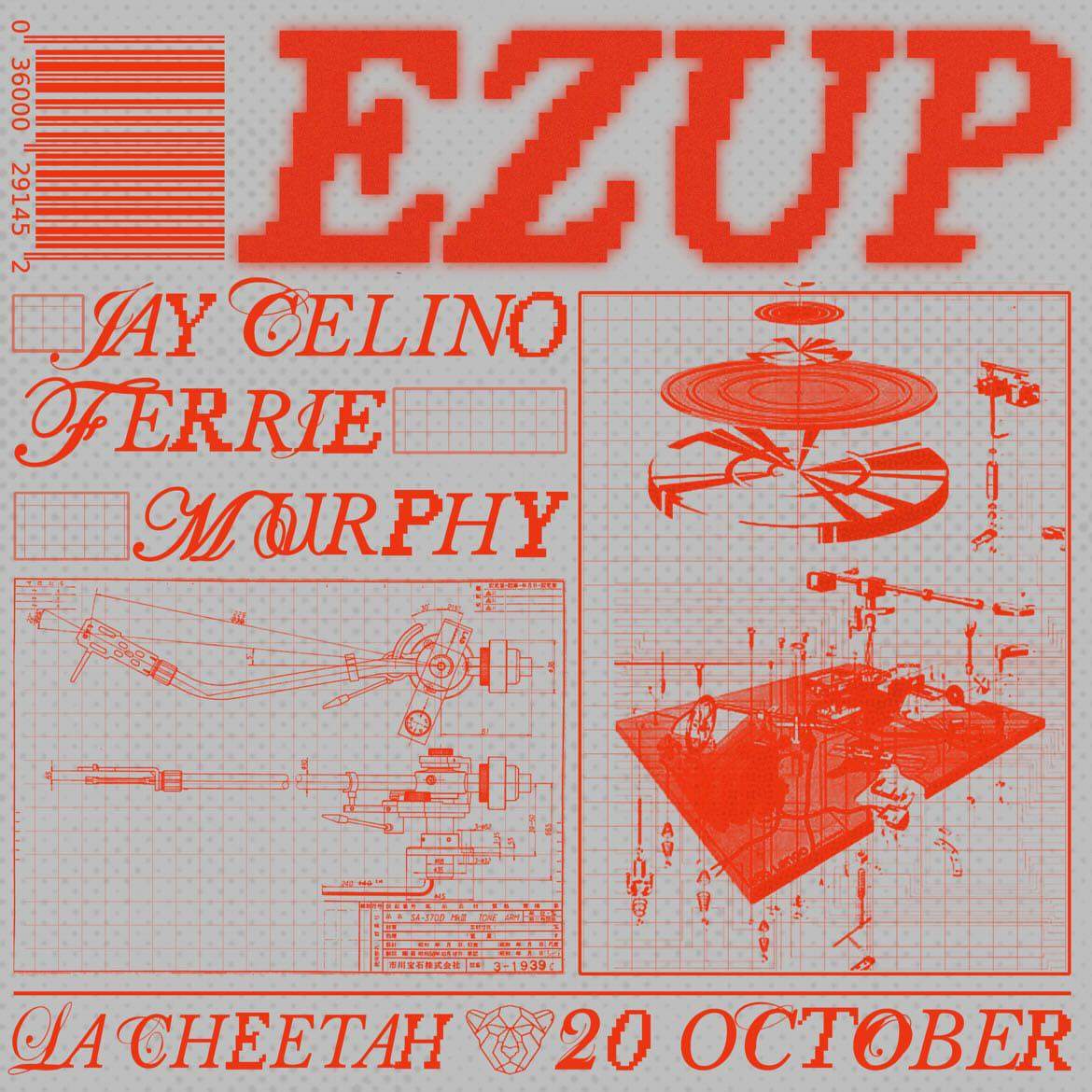 Ezup: Jay Celino ~ Ferrie ~ Murphy - フライヤー表