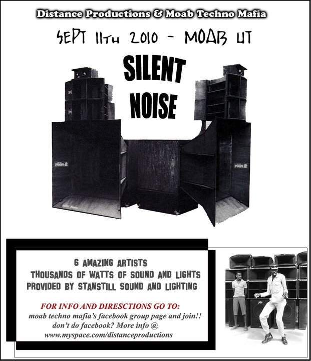 Silent Noise featuring Sidney Frost and Temporal Phonic - フライヤー表
