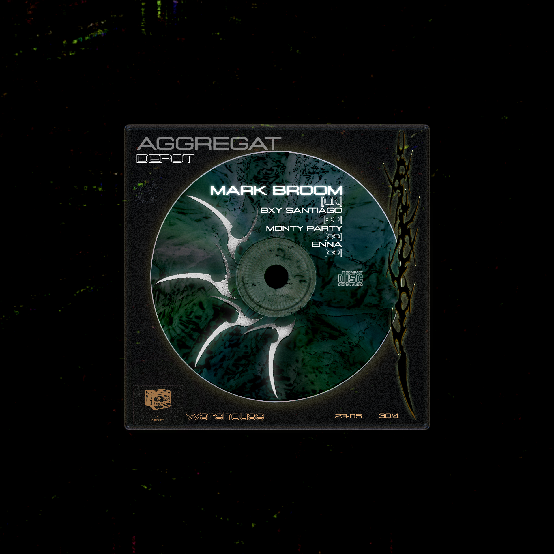 AGGREGAT DEPOT - [Warehouse] presents: Mark Broom - Página frontal