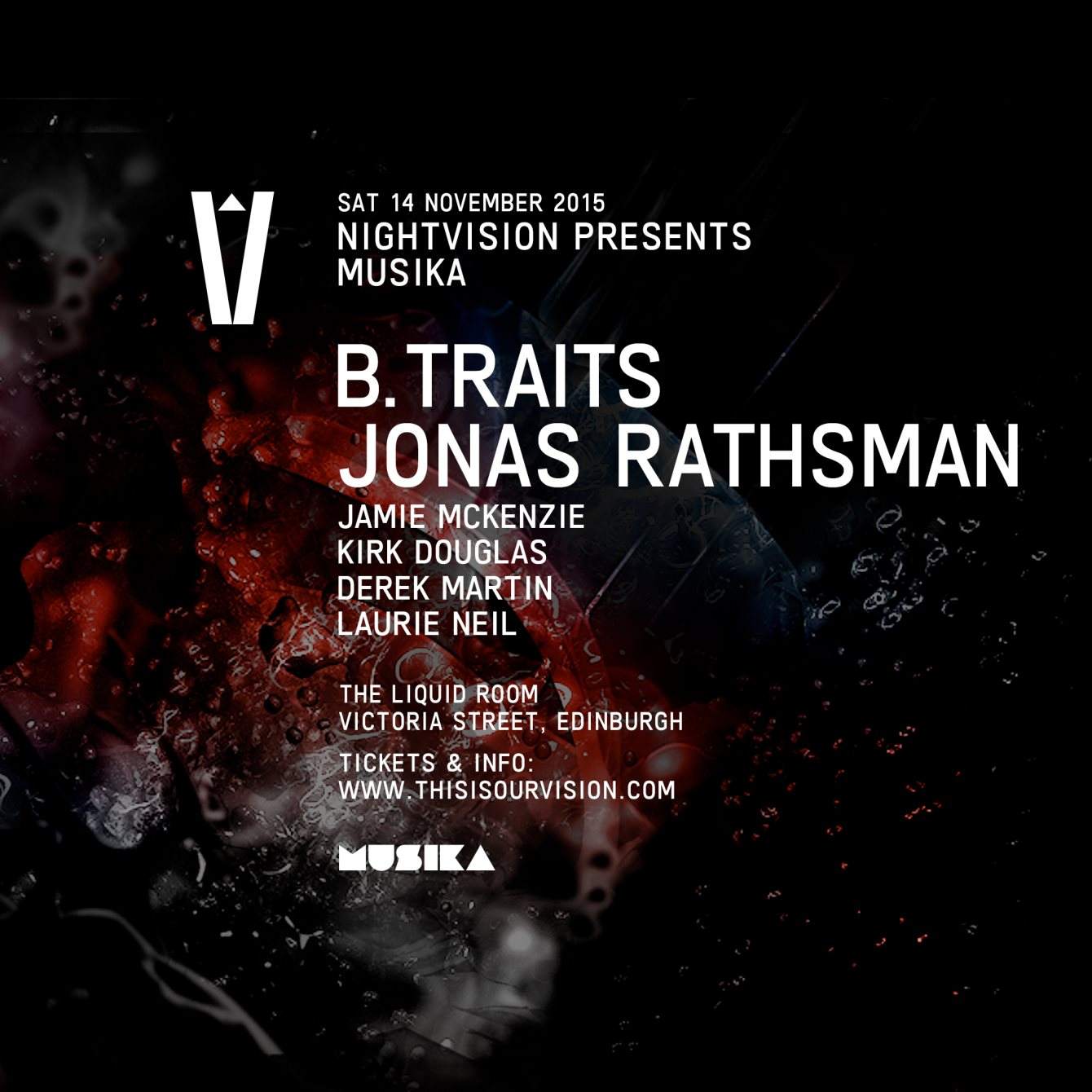 Nightvision presents Musika - B.Traits, Jonas Rathsman - Página frontal