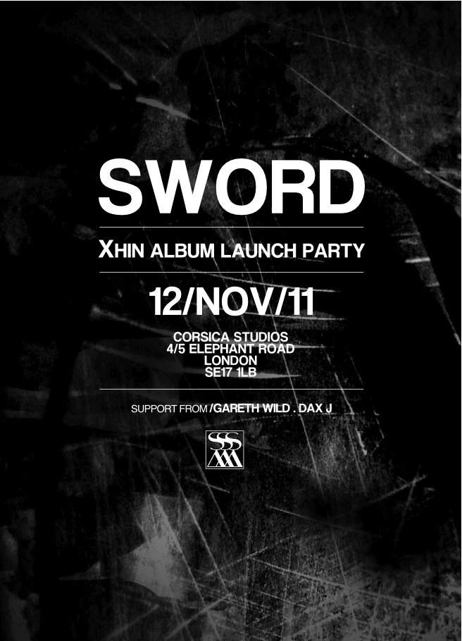 Stroboscopic Artefacts 'Sword' Album Launch Party- - フライヤー裏