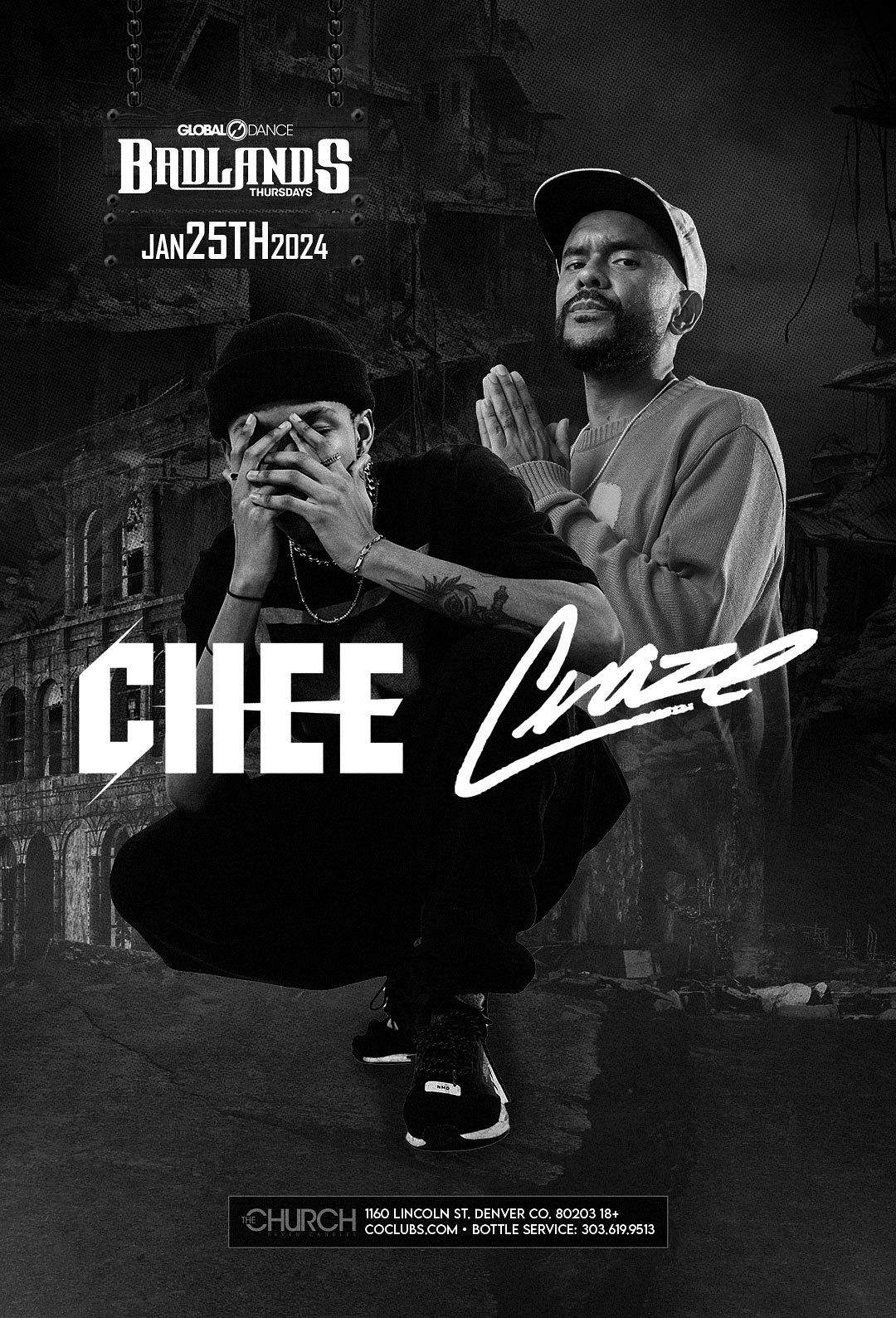 Chee + Craze - フライヤー表
