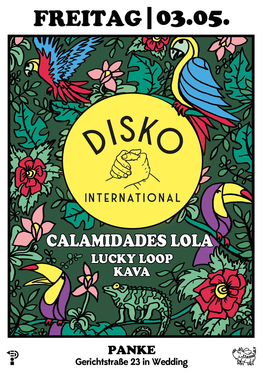 Disko International #22 w/Calamidades Lola - Página frontal