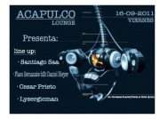 La Preli! Aniversario Club Acapulco 3 Años - フライヤー表
