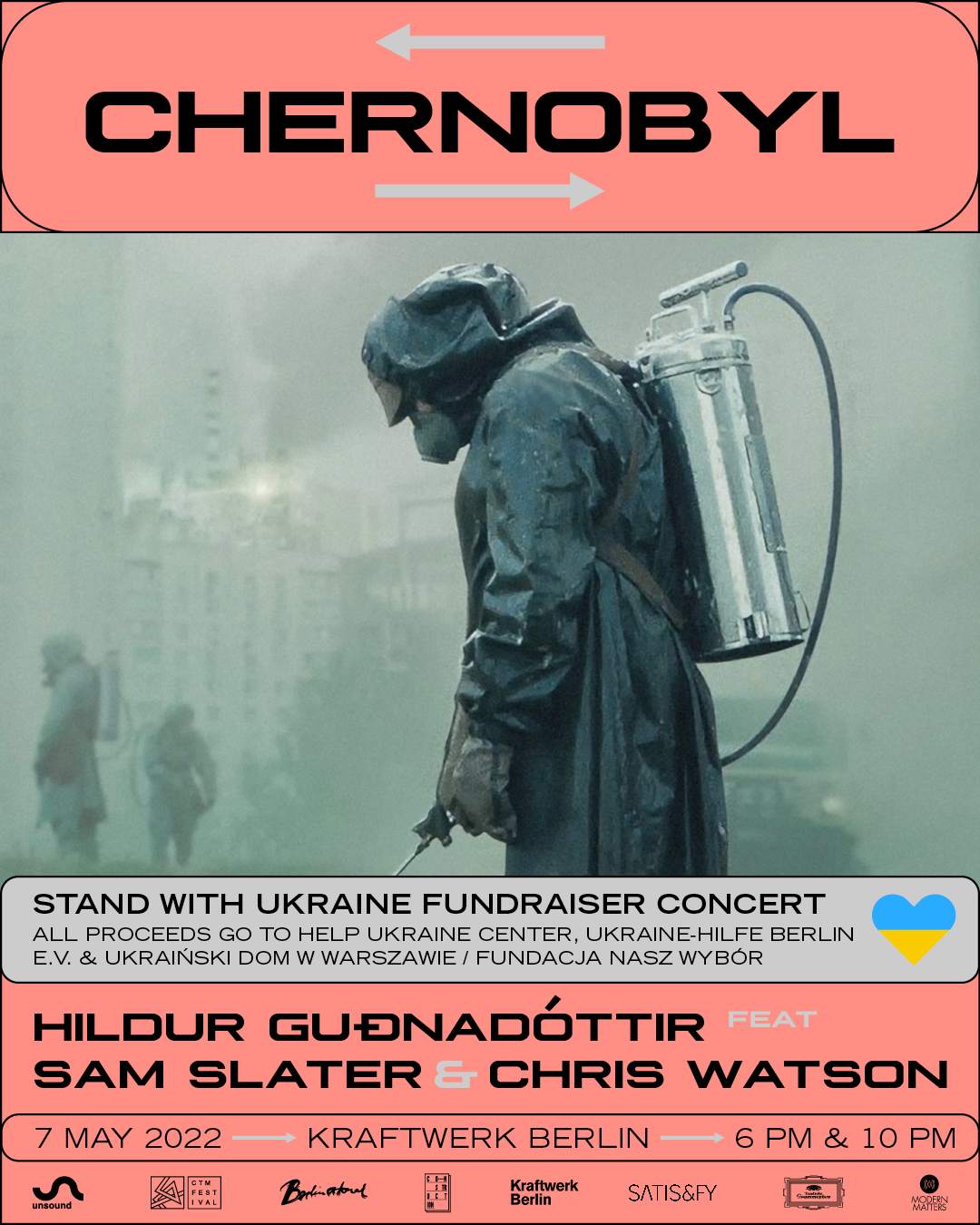Stand with Ukraine Fundraiser Concert - フライヤー表