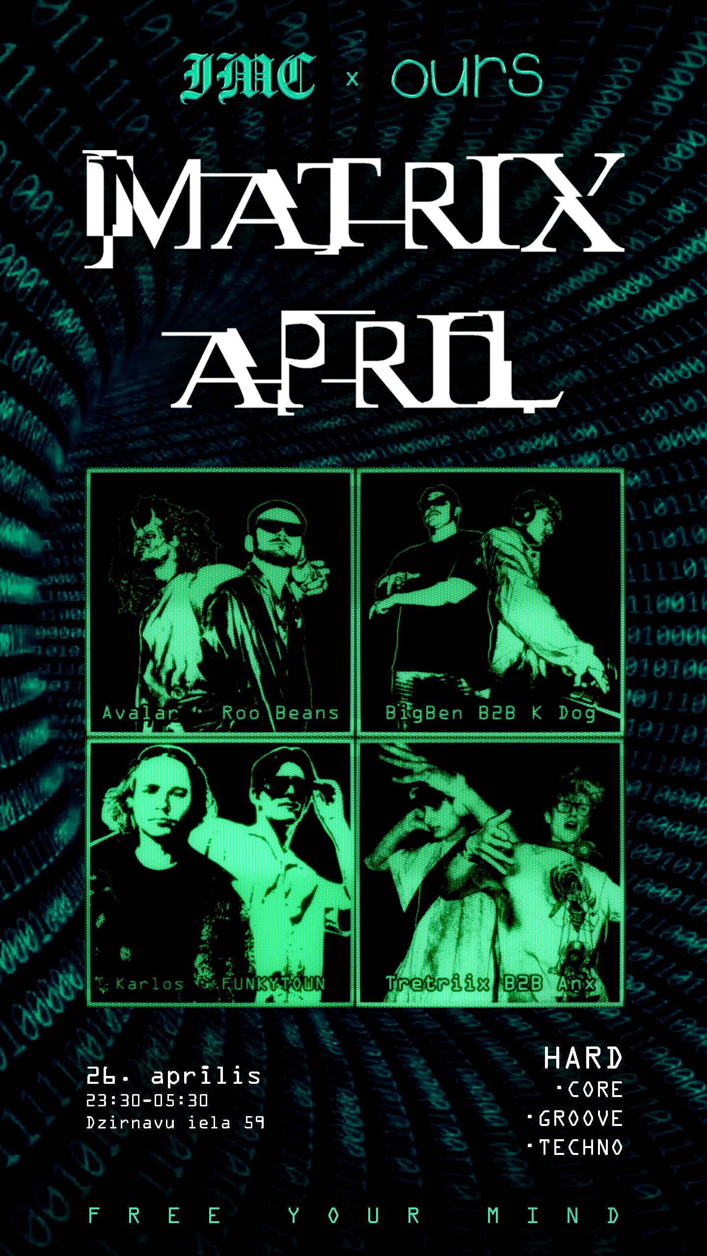 Matrix April - フライヤー表