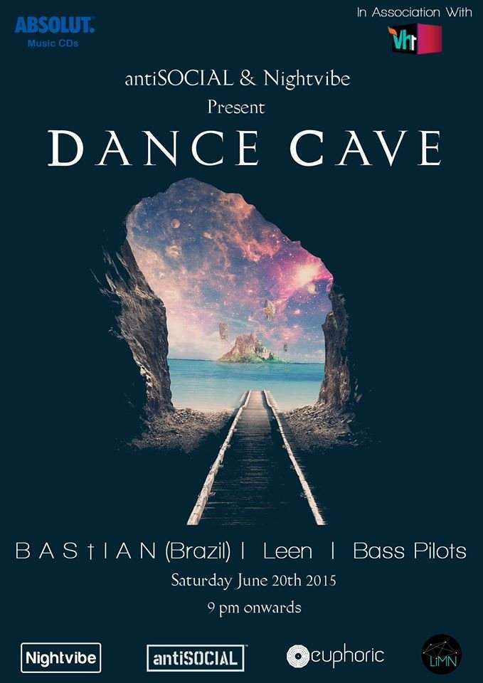 Anti Social & Nightvibe present Dance Cave with Sebastian Lezcano(Bas†ian) l Leen l Bass Pilots - Página frontal