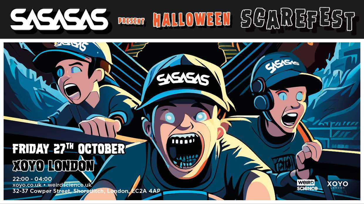 SaSaSaS present Halloween Scarefest : London - Página frontal
