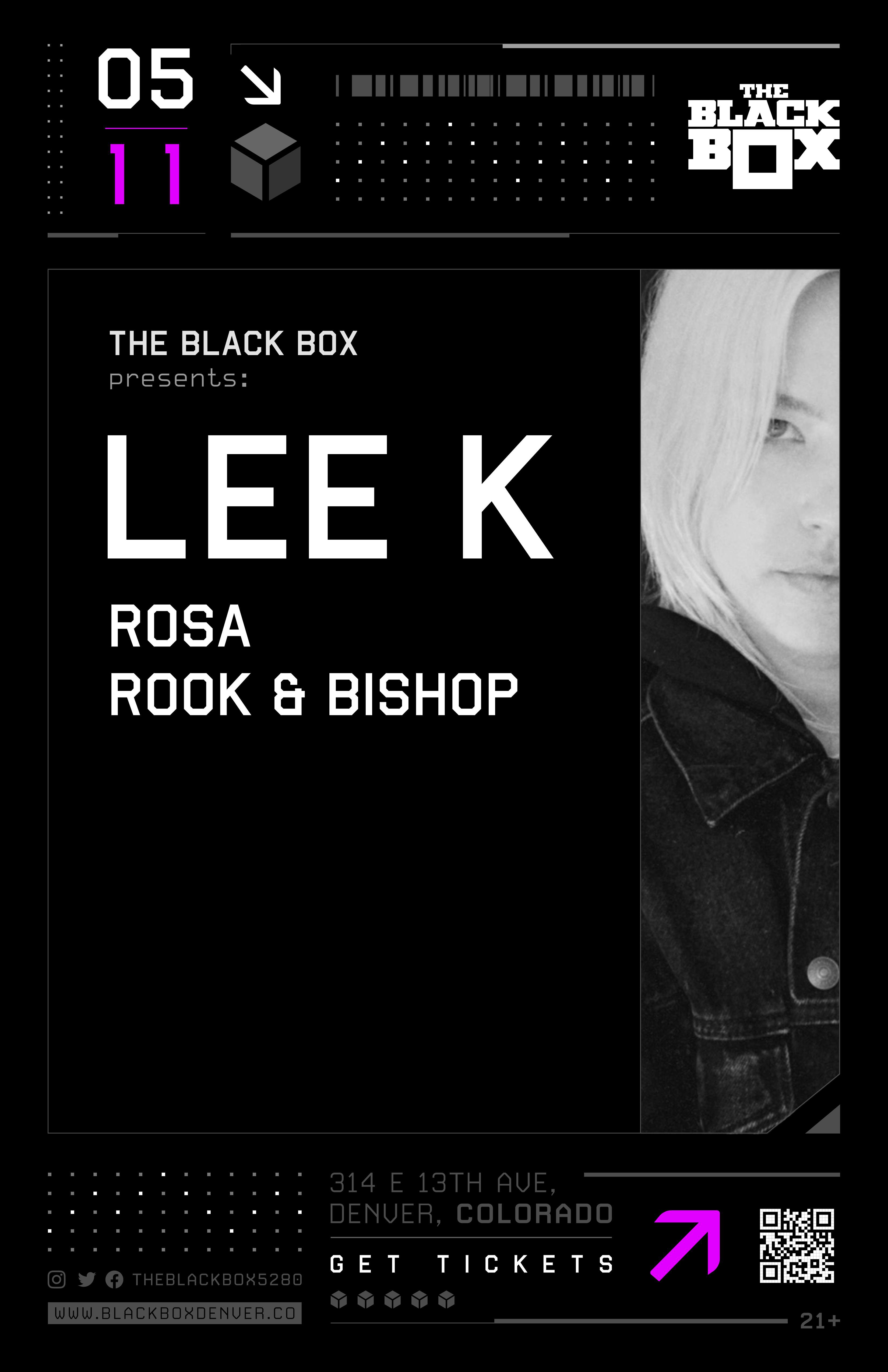 Lee K, Michael Rosa, ROOK x BISHOP - Página frontal