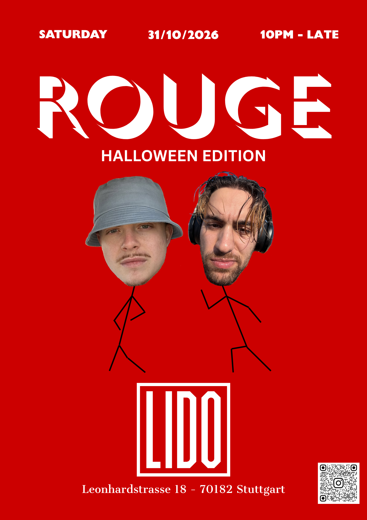 ROUGE Halloween Edition bei Lido Bar Stuttgart, Stuttgart