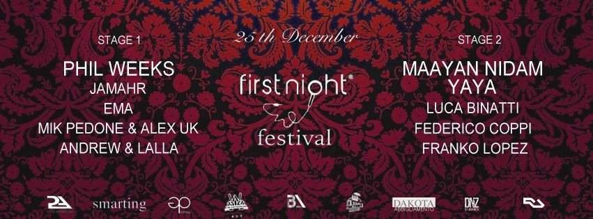 First Night Festival - Página frontal