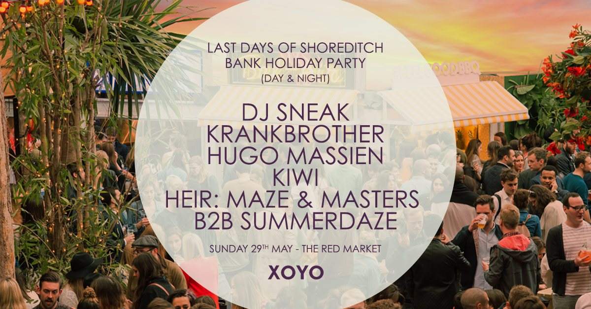 Xoyo Bank Holiday (day & Night) - DJ Sneak + Krankbrother - Página frontal